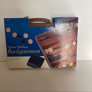 Game gallery backgammon wood pieces